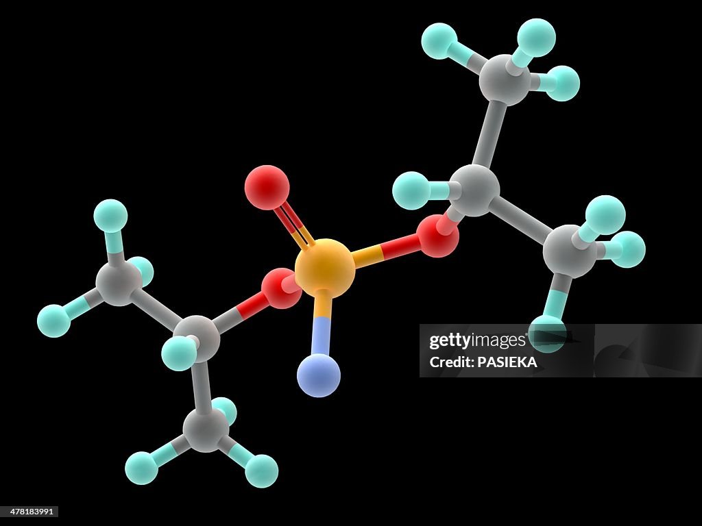 Sarin nerve gas molecule