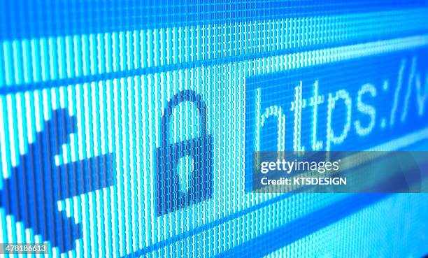 secure website - webbrowser stock-fotos und bilder