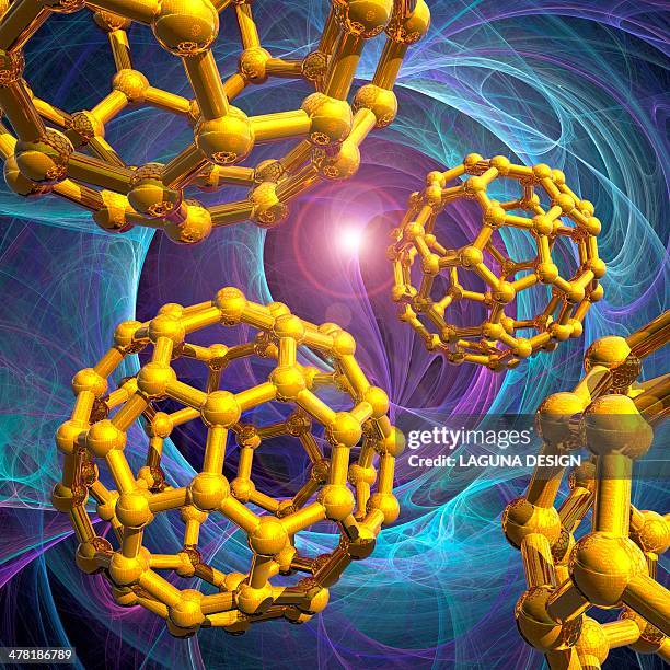 buckyballs, artwork - buckyball stock illustrations