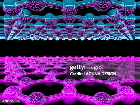 Graphene sheets, artwork Graphene sheets, artwork