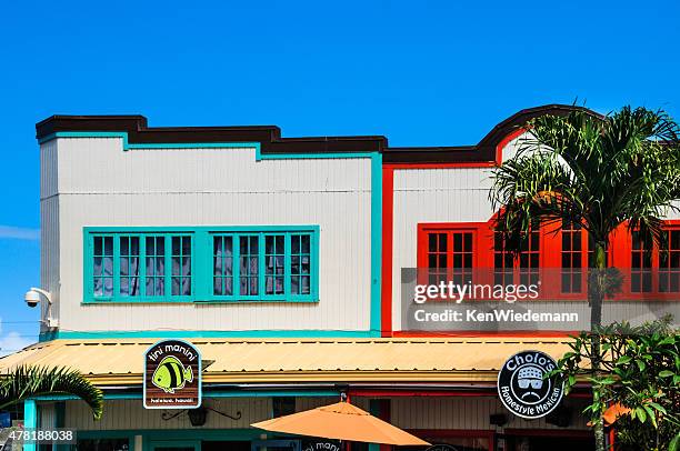 haleiwa de compras - haleiwa imagens e fotografias de stock