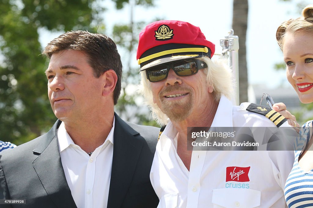 Sir Richard Branson Makes Announcement In Miami