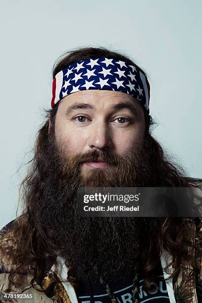 Reality television personalities from Duck Dynasty Willie Robertson is photographed for GQ Magazine on October 24, 2013 in West Monroe, Louisiana.
