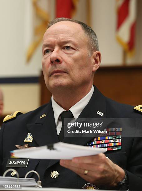 Keith Alexander Lua Keith Alexander Testifies At House Armed Services Hearing Photos and ...