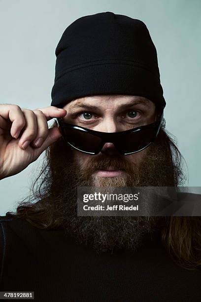 Reality television personalities from Duck Dynasty, Jase Robertson is photographed for GQ Magazine on October 24, 2013 in West Monroe, Louisiana.