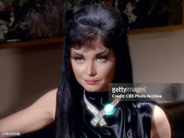 Victoria Vetri plays the cat, Isis, in human form in the STAR TREK: THE ORIGINAL SERIES episode, "Assignment: Earth." Season 2, episode 26. Original...