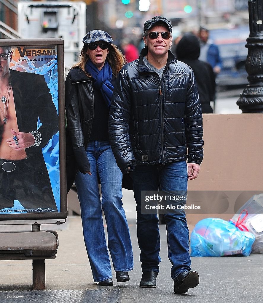 Celebrity Sightings In New York City - March 12, 2014