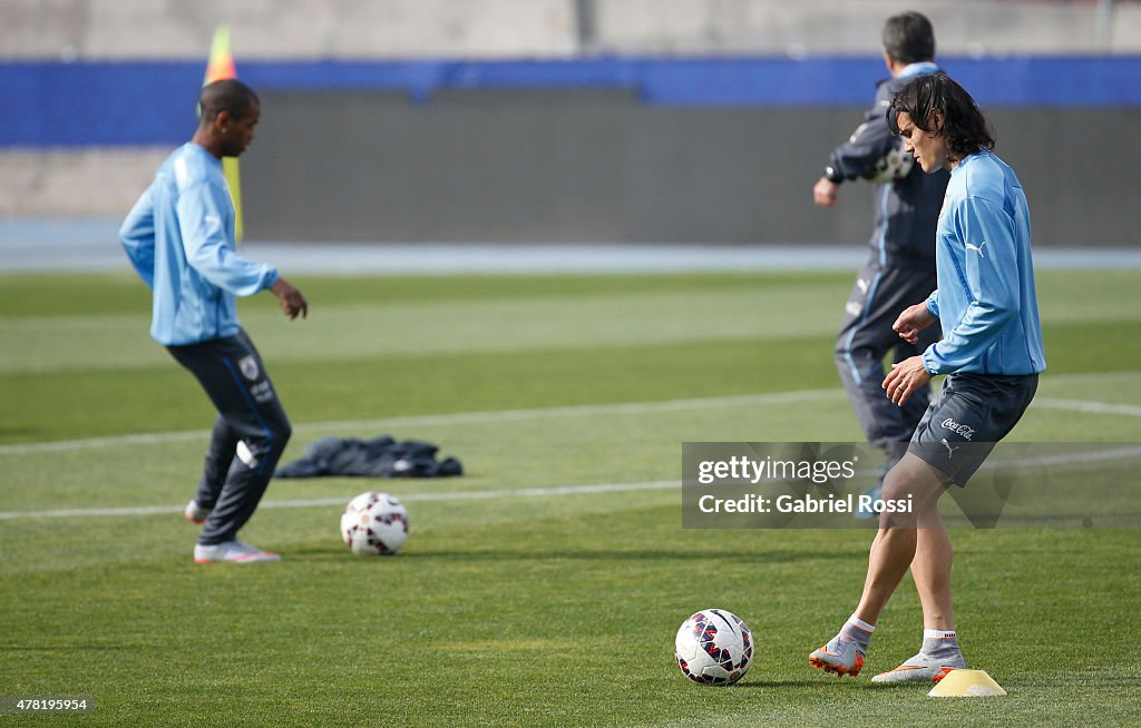 Uruguay Training & Press Conference - 2015 Copa America Chile