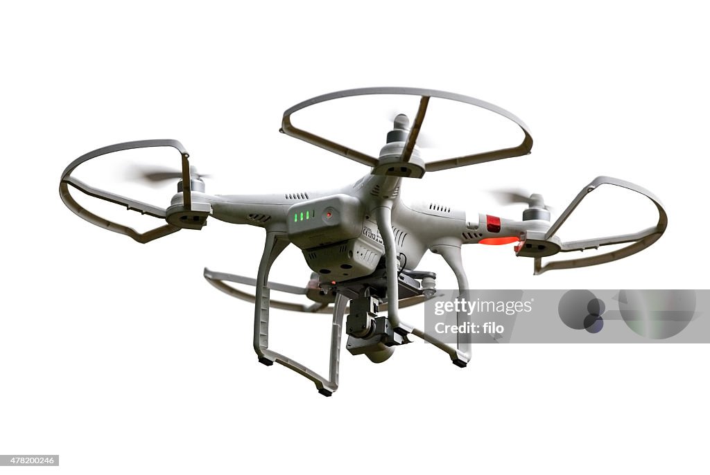 Isolated Flying Phantom Drone