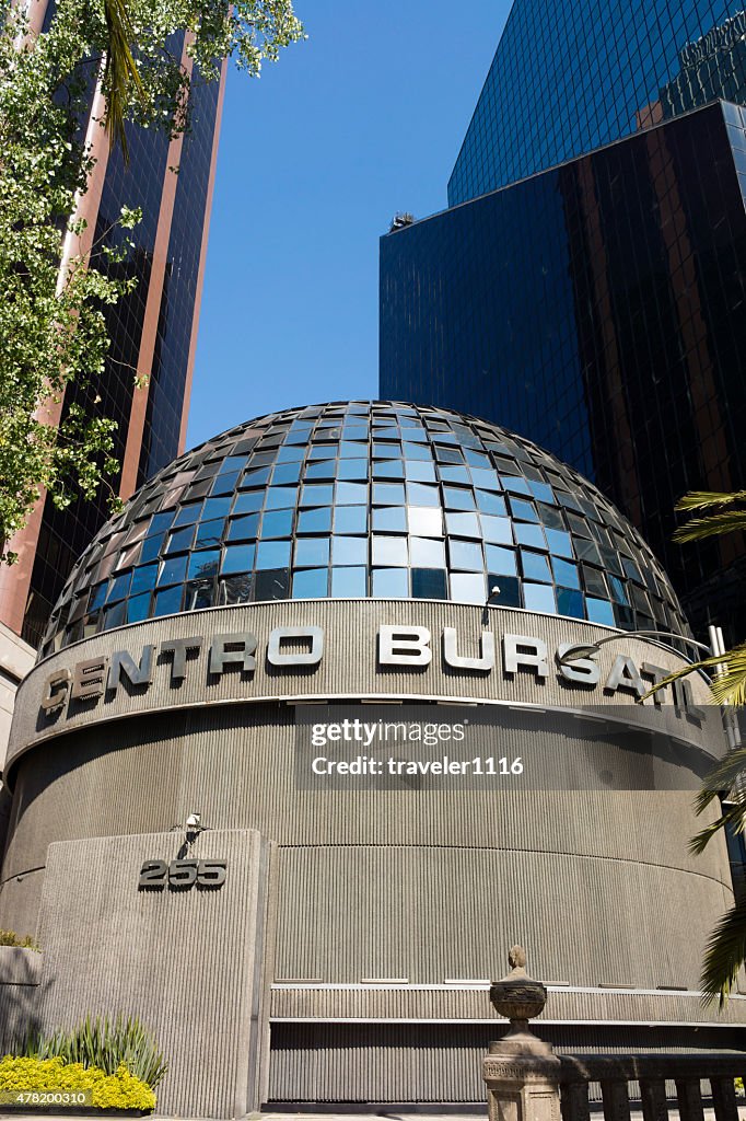 Mexican Stock Exchange In Mexico City