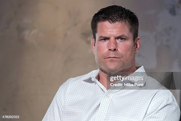 Brian Stann attends the AOL Build Speaker Series at AOL Studios In New York on June 23, 2015 in New York City.