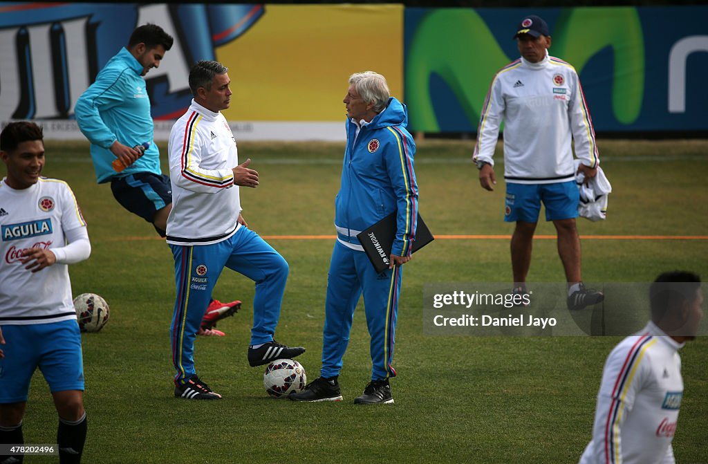 Colombia Training & Press Conference - 2015 Copa America Chile