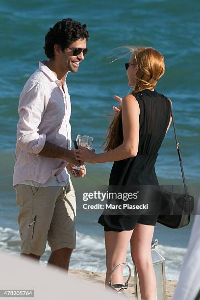 Actor Adrian Grenier is seen on the 3.14 Beach during the Cannes Lions Festival on June 23, 2015 in Cannes, France.
