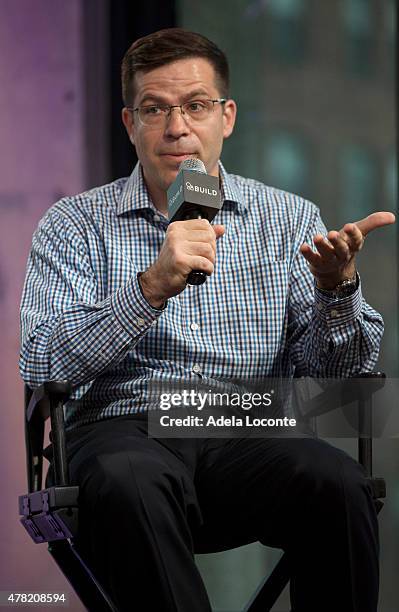 Excutive Director Dan Goldenberg discuss their "Call of Duty Endowment" that helps veterans find employemnt at AOL Studios In New York on June 23,...