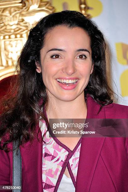 Isabelle Vitari attends the 'Les Minions' Paris Premiere at Le Grand Rex on June 23, 2015 in Paris, France.