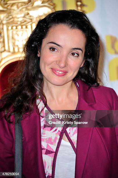 Isabelle Vitari attends the 'Les Minions' Paris Premiere at Le Grand Rex on June 23, 2015 in Paris, France.