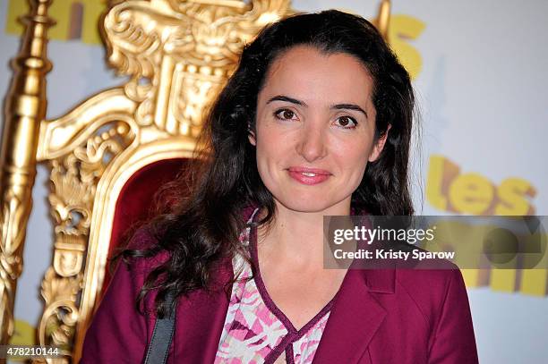 Isabelle Vitari attends the 'Les Minions' Paris Premiere at Le Grand Rex on June 23, 2015 in Paris, France.