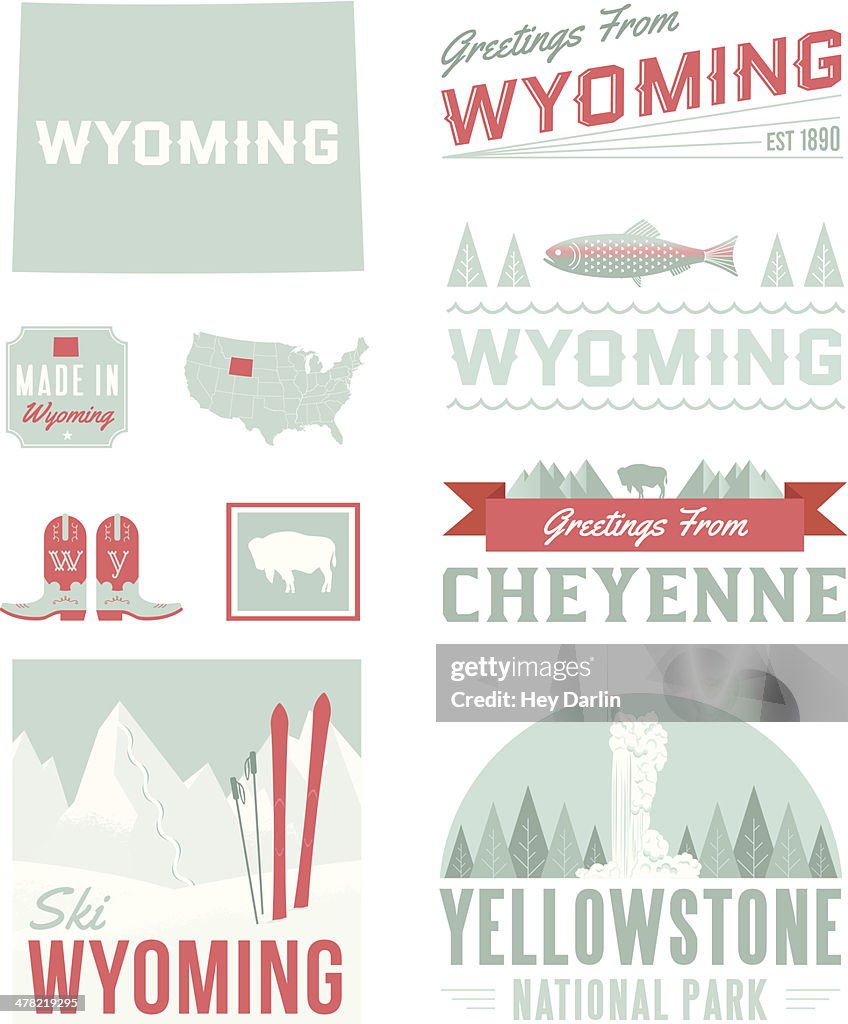 Wyoming tipografia