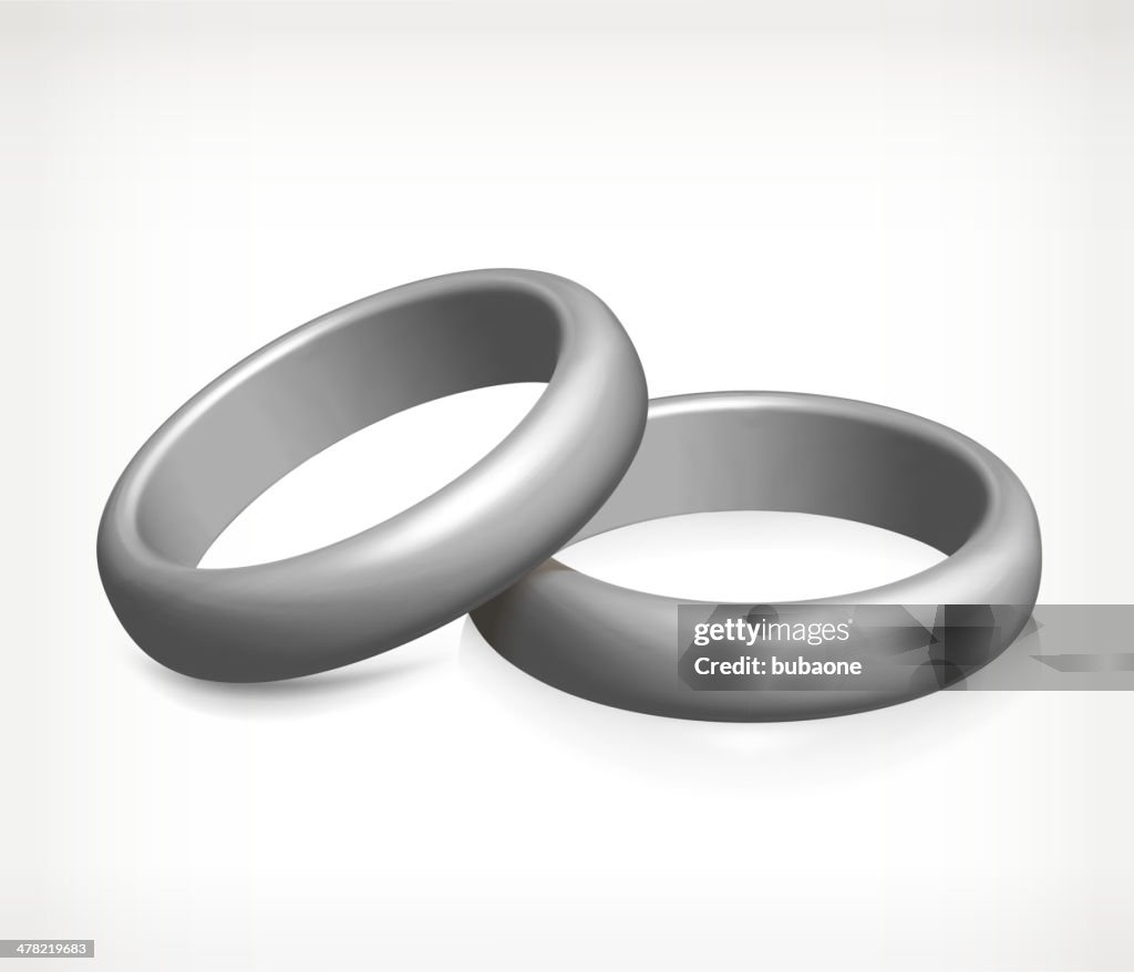 Royalty-free vector anéis em preto & branco