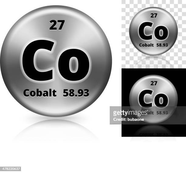 ilustraciones, imágenes clip art, dibujos animados e iconos de stock de círculo de fondo de cobalto elemento - tabla de los elementos