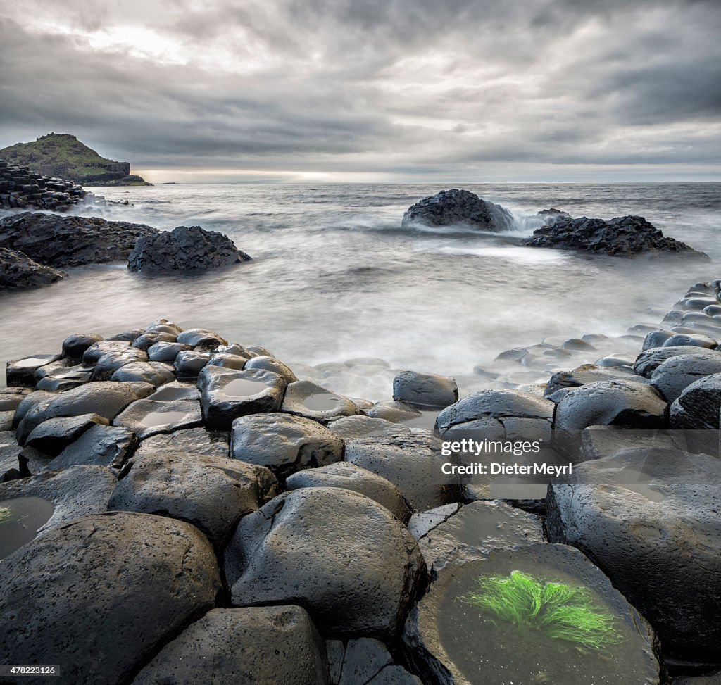 Storm at Giants Causeway, Northern Ireland