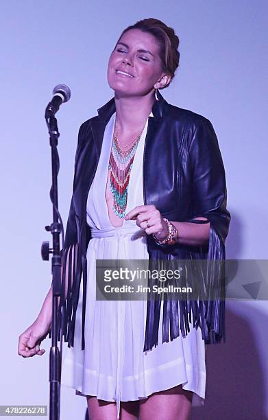 Singer Grace Potter attends the 2015 WhyHunger Chapin Awards Gala at The Lighthouse at Chelsea Piers on June 23, 2015 in New York City.