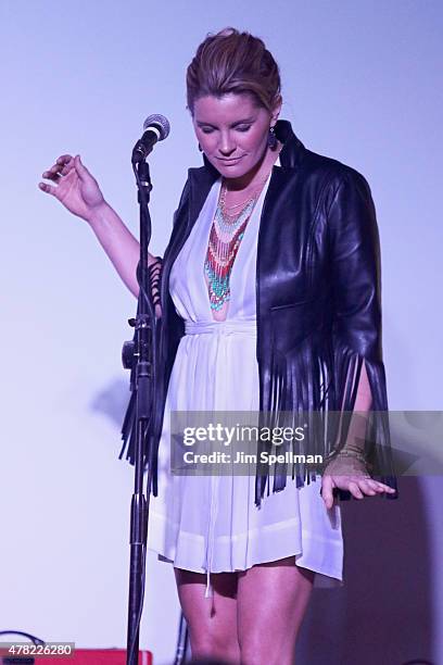 Singer Grace Potter attends the 2015 WhyHunger Chapin Awards Gala at The Lighthouse at Chelsea Piers on June 23, 2015 in New York City.