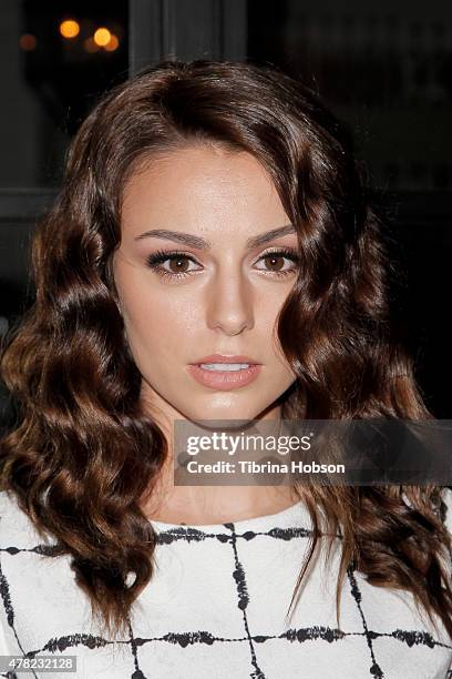 Cher Lloyd attends BCBGeneration party like a GenGirl Summer Solstice party at Gracias Madre on June 23, 2015 in West Hollywood, California.