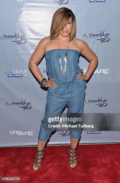 Actress Tisha Campbell-Martin attends a screening of TV One's Unsung Kid 'N Play Episode in commemoration of the 25th Anniversary Of The Movie "House...