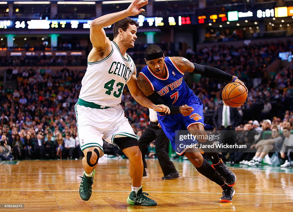 New York Knicks v Boston Celtics