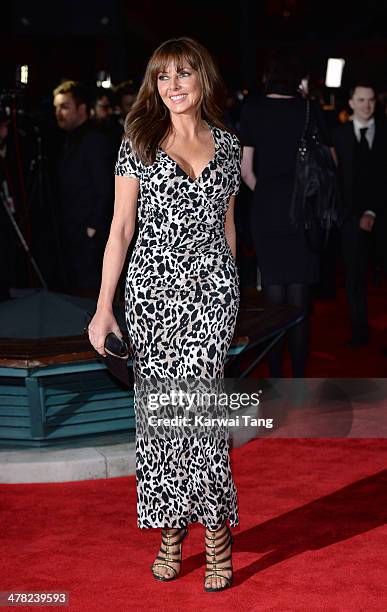 Carol Vorderman attends the 2014 British Academy Games Awards at Tobacco Dock on March 12, 2014 in London, England.