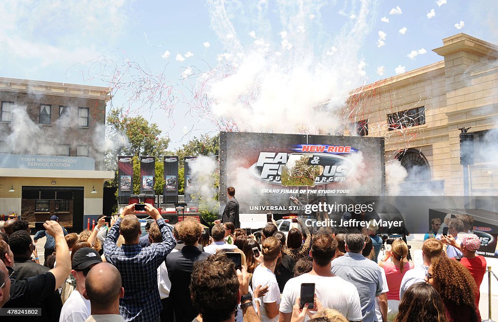 "Fast & Furious - Supercharged" Ride Premieres At Universal Studios Hollywood