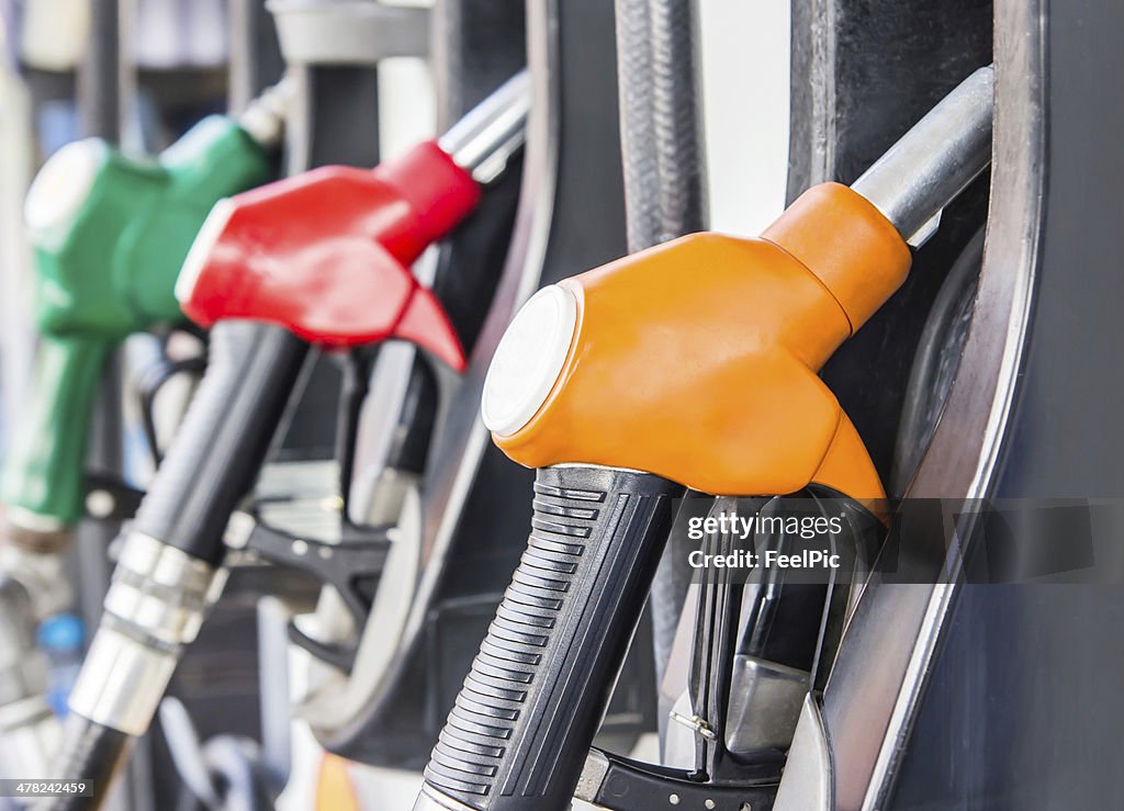 Petrol pump filling