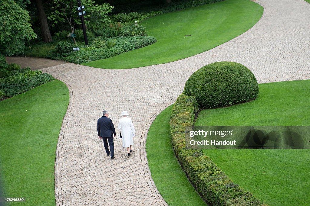 Queen Elizabeth II Visits Berlin