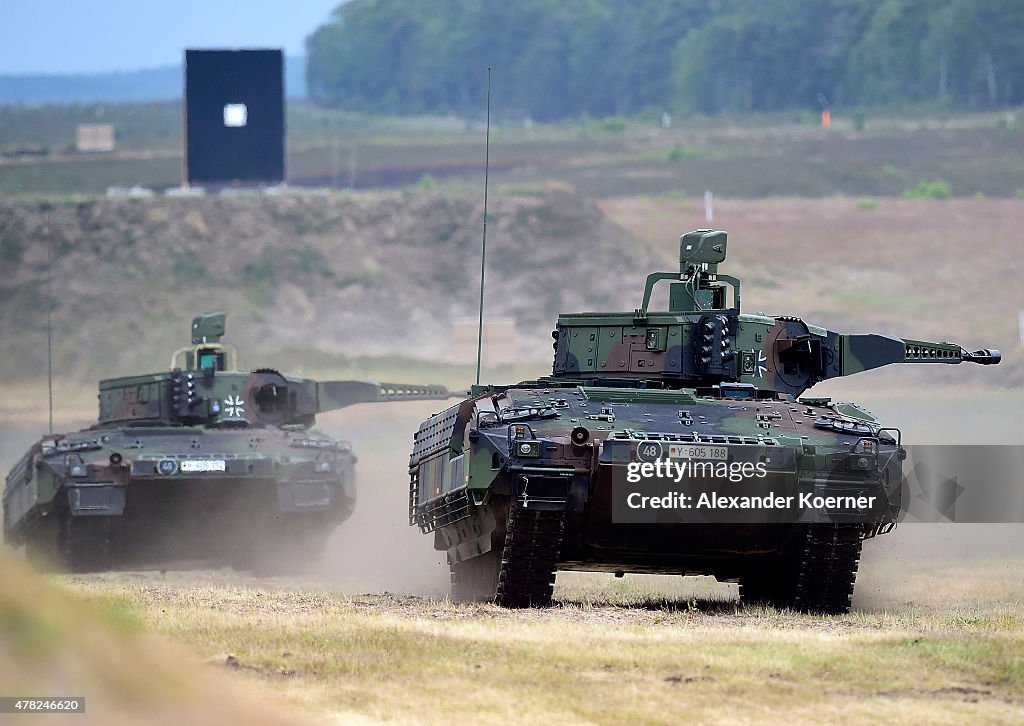 Bundeswehr Receives New Puma Light Tank
