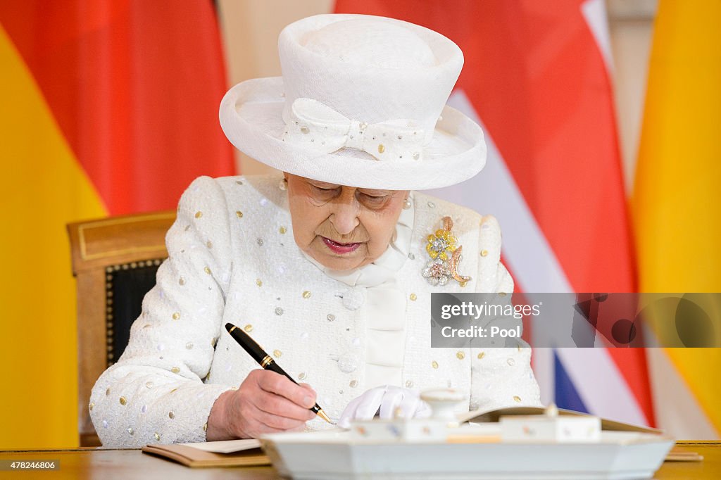 Queen Elizabeth II Visits Germany