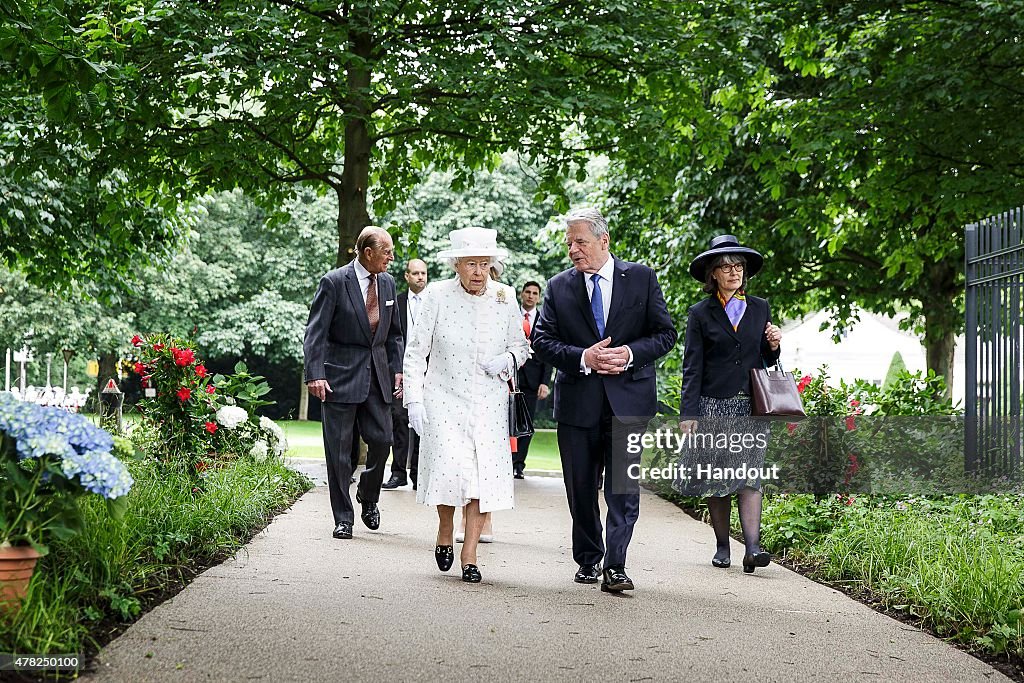 Queen Elizabeth II Visits Berlin