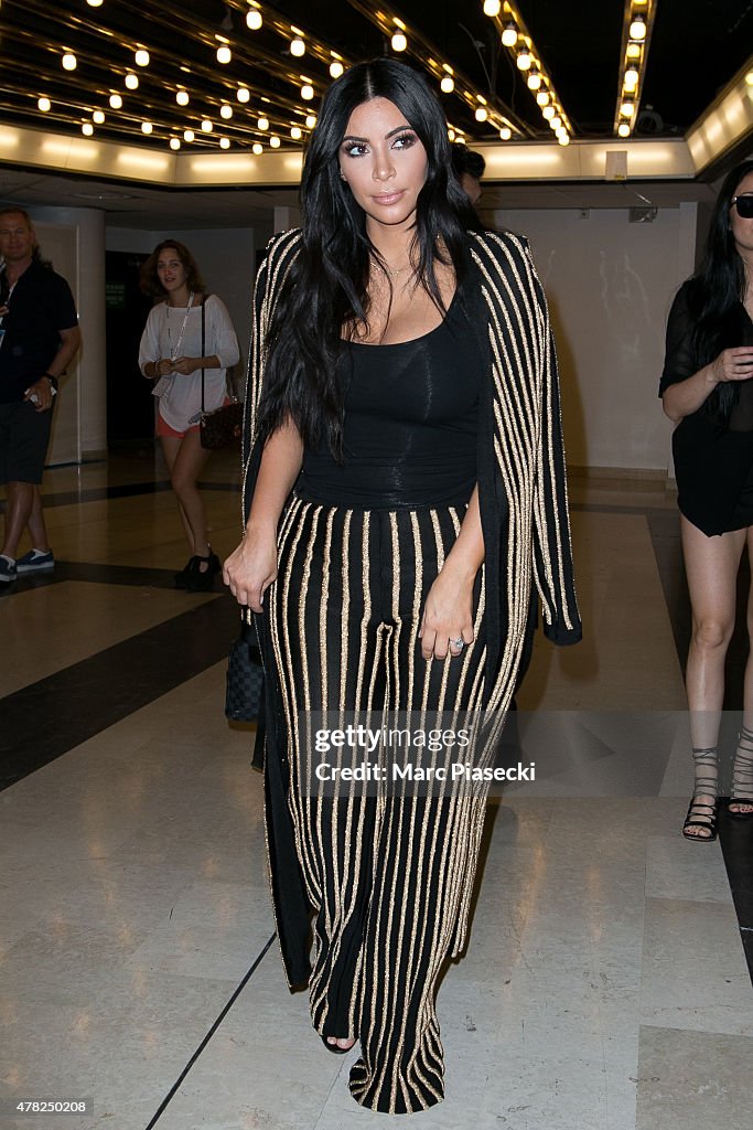 Kim Kardashian Sighting In Cannes