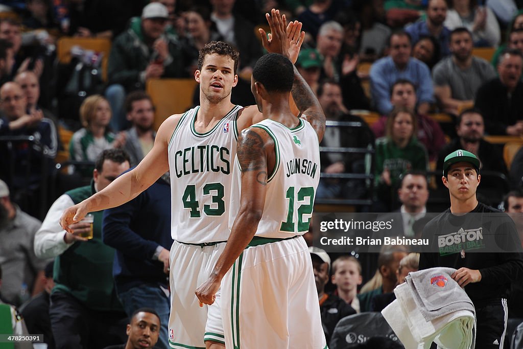 New York Knicks v Boston Celtics