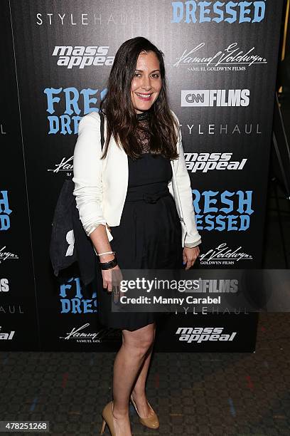 Stacy Igel attends the New York Special Screening of 'Fresh Dressed' at SVA Theater on June 18, 2015 in New York City.