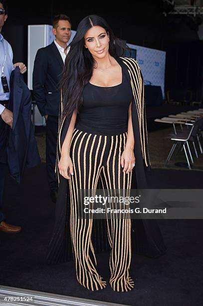 Kim Kardashian attends a 'Sudler' talk during Cannes Lions International Festival of Creativity on June 24, 2015 in Cannes, France.