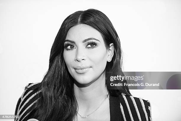 Kim Kardashian attends a 'Sudler' talk during Cannes Lions International Festival of Creativity on June 24, 2015 in Cannes, France.