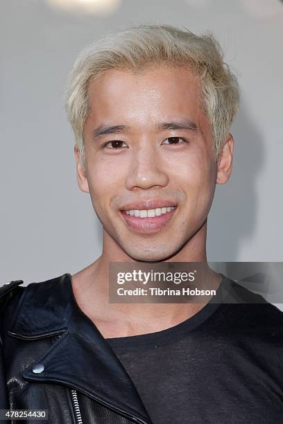 Jared Eng attends BCBGeneration party like a GenGirl Summer Solstice party at Gracias Madre on June 23, 2015 in West Hollywood, California.