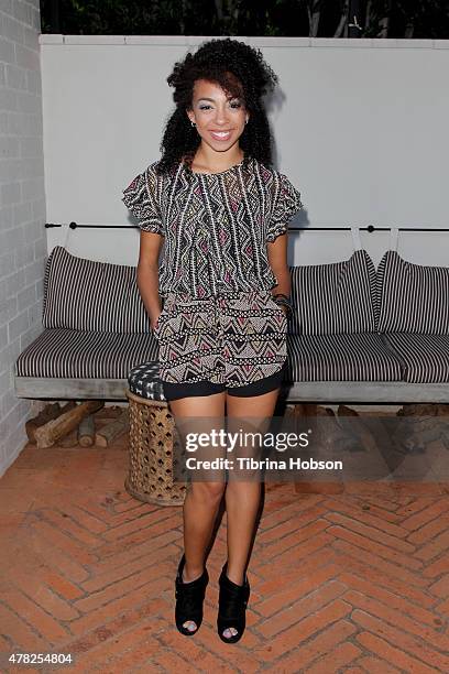 Summer Reign of Sweet Suspense attends BCBGeneration party like a GenGirl Summer Solstice party at Gracias Madre on June 23, 2015 in West Hollywood,...