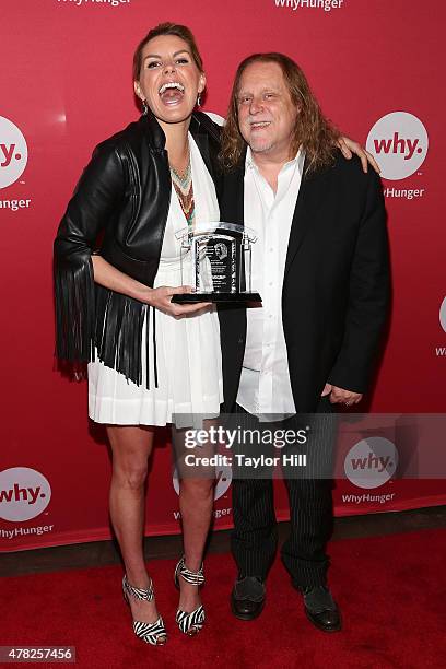 Grace Potter and Warren Haynes attend the 2015 WhyHunger Chapin Awards Gala at The Lighthouse at Chelsea Piers on June 23, 2015 in New York City.