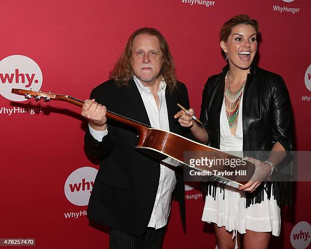 Warren Haynes and Grace Potter attend the 2015 WhyHunger Chapin Awards Gala at The Lighthouse at Chelsea Piers on June 23, 2015 in New York City.