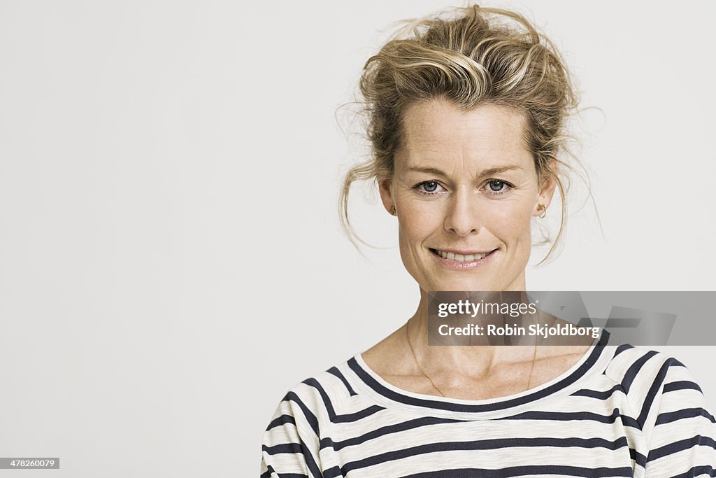 Portrait of mature woman smiling