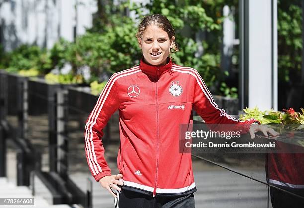 Annike Krahn of Germany poses on June 24, 2015 in Montreal, Canada.