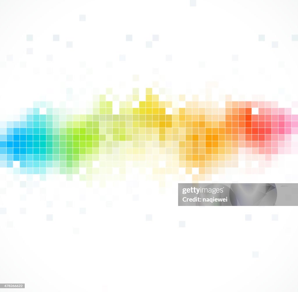 Abstract color technology check pattern background