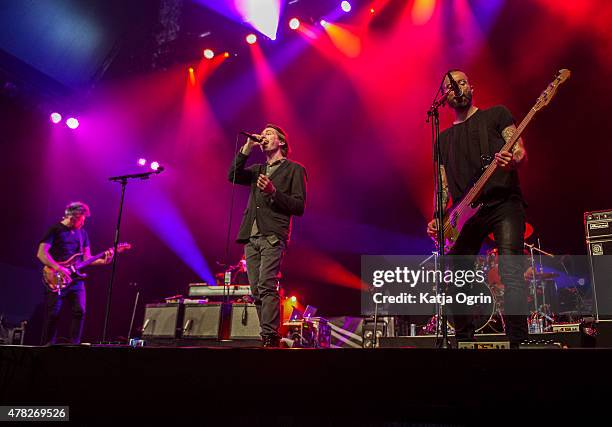 Mew performing live on stage at Best Kept Secret festival at Beekse Bergen on June 21, 2015 in Hilvarenbeek, Netherlands